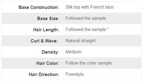Silk Top Lace Full Cap Wig Long Blond Color High Quality Virgin Human Hair Piece