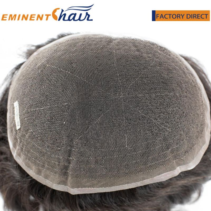 High Quality Full French Lace Natural Human Hair Women Toupee