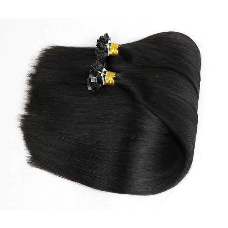 Wholesale Silky Straight Flat Tip Hair Cuticle Aligned Raw Cambodian Hair Extension