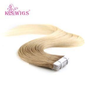 K. S Wigs Tape Hair Extension Virgin Human Hair Remy Hair