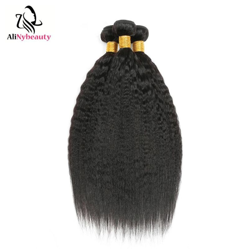 Wholesale Virgin Human Hair Kinky Straight Weave Hair