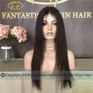 Top Quality Chinese Virgin/Remy Human Hair Full/Frontal Lace Wig with Tangle Free