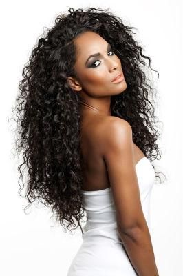 Brazilian Human Hair Natural Curly Hair Weaves Brazilian Water Wave