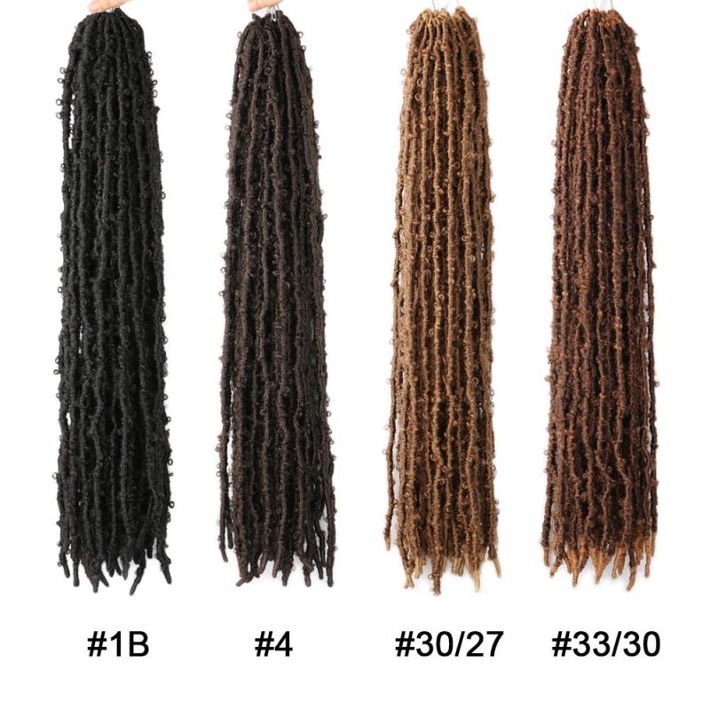 28inch 10 Strands/Pack Pre Looped Jumbo Braiding Hair Butterfly Faux Locs Crochet Braids