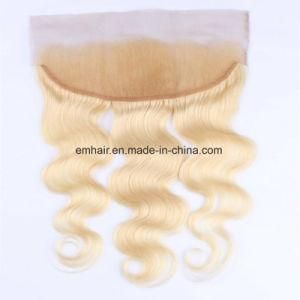 New Fashion Lace Front Closure 13X4 Lace Frontal Body Wave Virgin Hair 613 Frontal Blond Hair