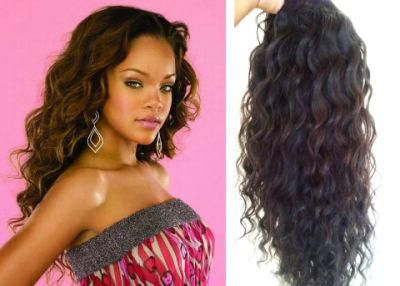 4 Bundles Lot Indian Virgin Human Hair Weave Wavy Indian Virgin Hair Natural Wave with Free Shipping