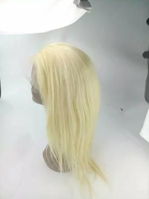 10 A Grade Dark Root Blonde Color Brazilian Virgin Human Hair Full Lace Human Hair Wig in Stock Ombre 613 Color Human Hair Wigs