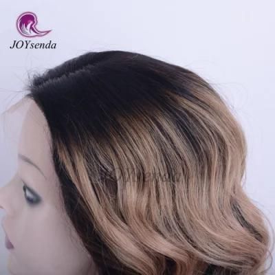 2t Blond Colour Body Wave Indian Hair Front Lace Wig