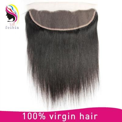 Double Drawn Brazilian Human Hair Extension 13*4 Frontal Closure