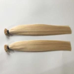 613# Prebonded Keratin Flat Nail Tip Brazilian Virgin Human Hair Extensions