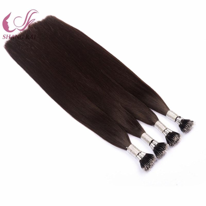 Nano Ring Cuticle Hair Extensions Remy Human Hair Nano Ring Hair Extension