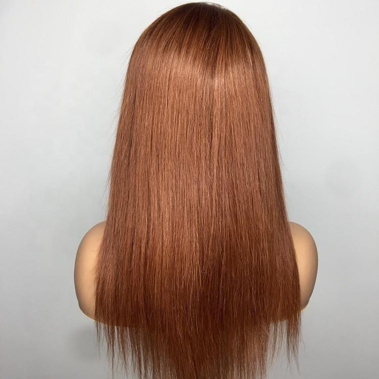 Blonde Colored Long Hairs Brazilian Human Hair Lace Frontal Wig