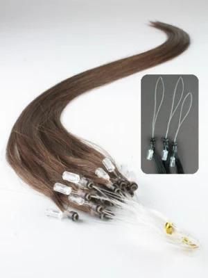 Micro Ring Hair Extensions Remy Human Hair Extensions 1g/Strand Silky Straight Micro Ring Loop Hair Extensions (AV-RH00-4)