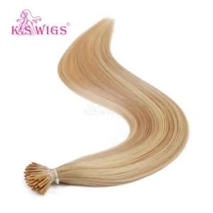 Top Virgin Remy Hair Keratin I Tip Hair Extension