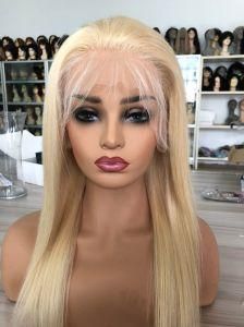 Remy Hair Full Lace and Lace Front Human Hair 613# Blonde Wigs
