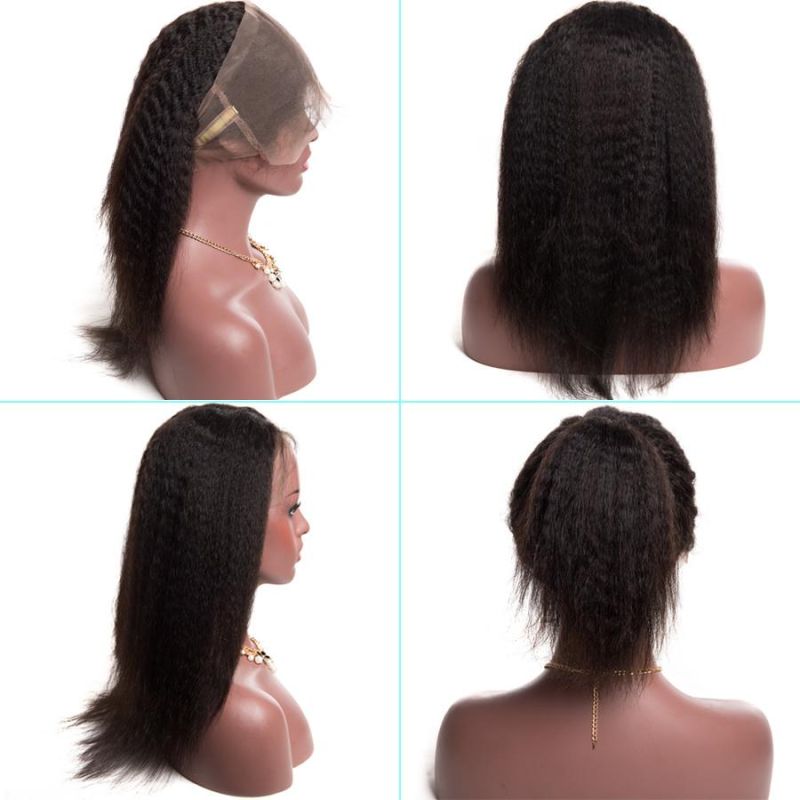 Virgin Human Hair Raw Unprocessed 360 Lace Frontal with Bundles