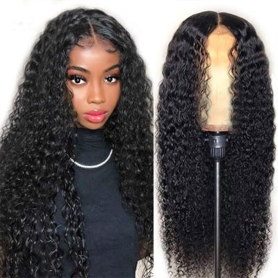 Kbeth Top-Selling Kinky Curly Brazilian Virgin Remy Natural Custom 2021 Fashion China Human Hair Lace Front Wigs in Stock