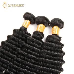 Natural Color Virgin Indian Deep Wave Hair Weaving