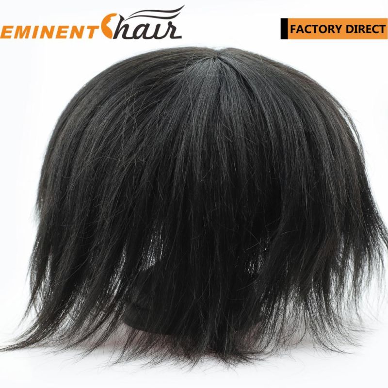 Mono Base Human Hair Men′s Hair Replacement