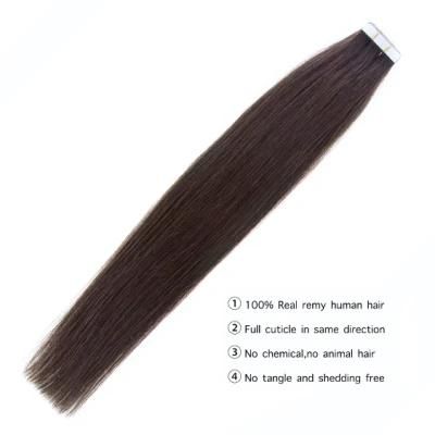 PU Skin Tape Human Hair Extensions Blond Color Remy Adhesive Invisible Tape Hair 20/40PCS