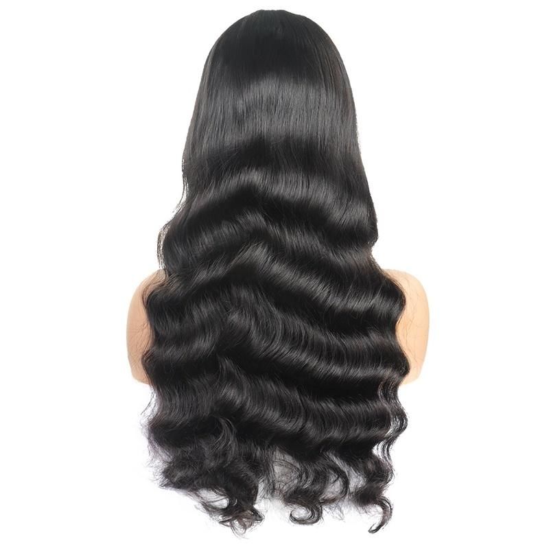 Factory Wholesale 13*6 Lace Front Human Hair Wig Loose Wave