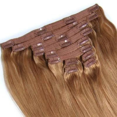 100% Brazilian Clip in Hair Straight