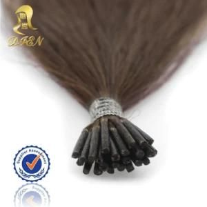 Unprocessed Virgin Remy Brazilian Hair Pre Bonded I Tip Kertain Hair Extension