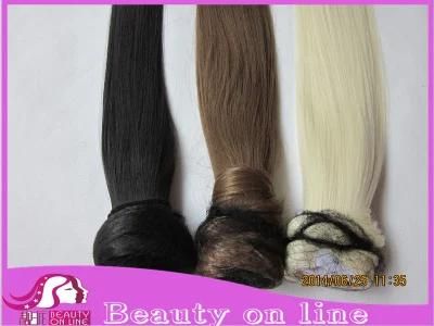 Customized 100% Human Hair Human Hair Weft, Double Drawn