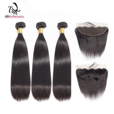 New Arrivals Straight Raw Hair Bundles with Lace Frontal