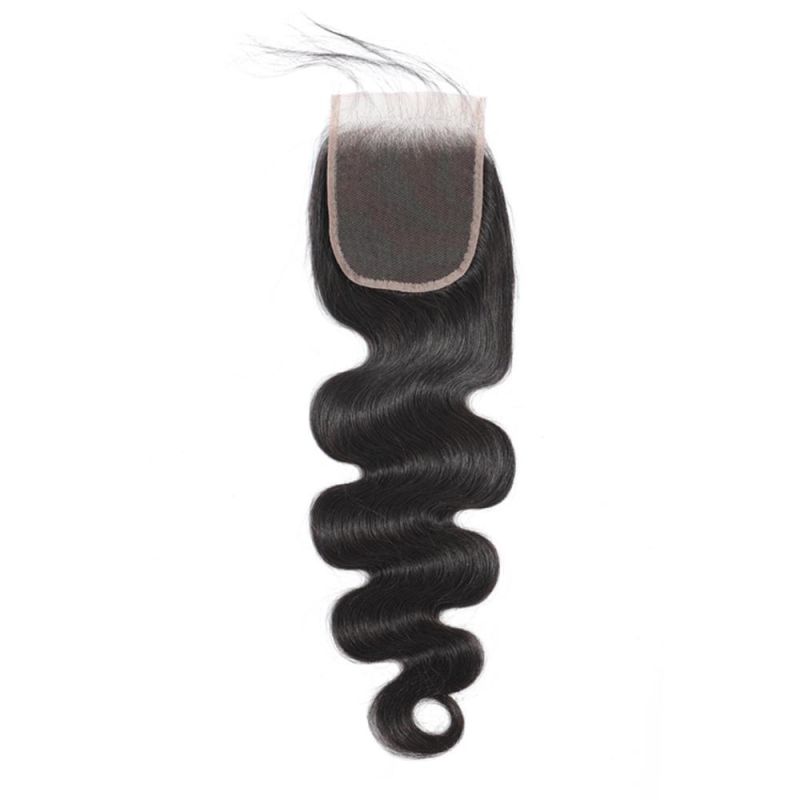 Kbeth Uniky Wholesale Hair Vendors Premium 5*5 Swiss Lace Closure Cuticle Aligned Virgin Hair Wavy Human Hair, Bodywave Lace Closure