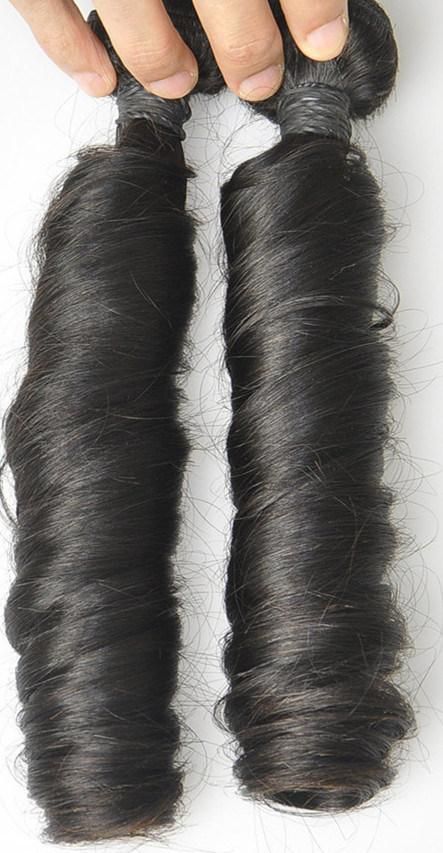 Spring Curl 100% Virgin Hair Weaving with 3 Years Life Time