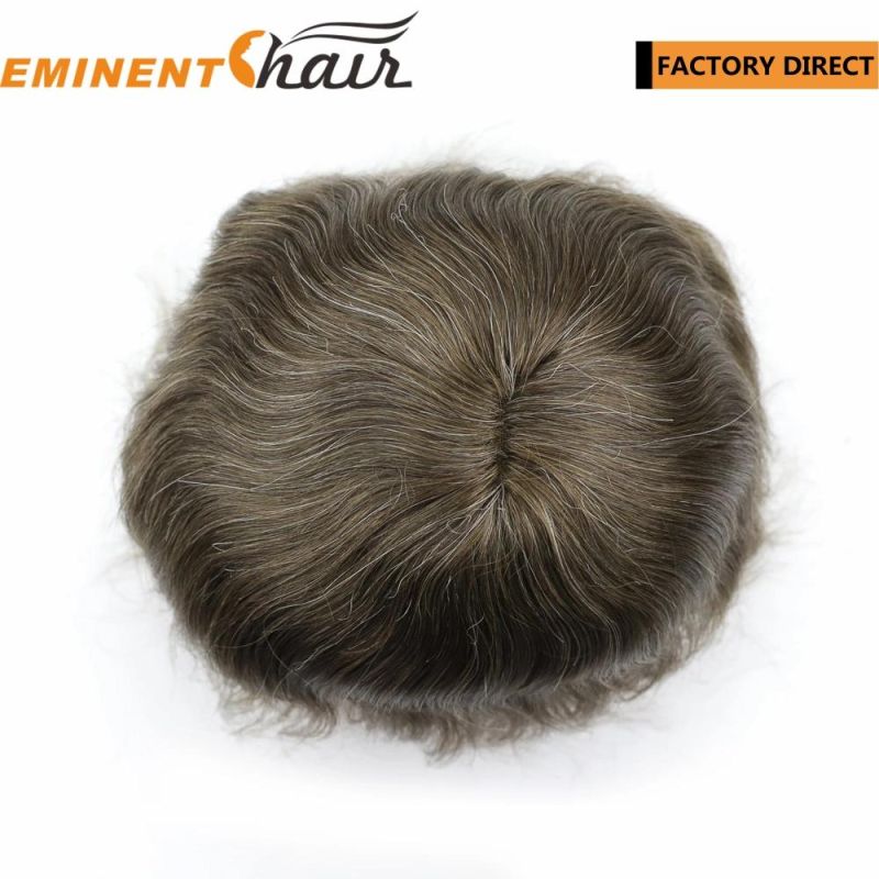 Factory Direct Human Hair Replacement Men′s Toupee