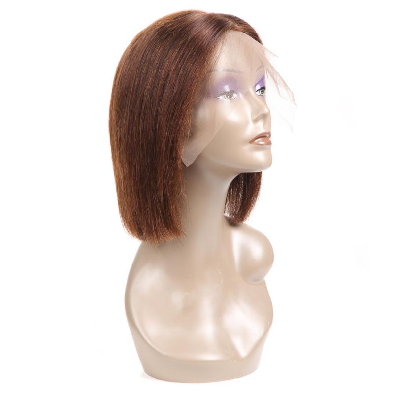 Kbeth Brazilian Hair Wigs for Black Girls 2021 Trendyhair Raw Human Straight Good Quality Handmade Lace Frontal Cool Soft Bob Wig