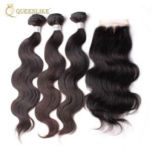 Virgin Unprocessed Hair Raw Vendors Brazilian Hair Bundles with Closure