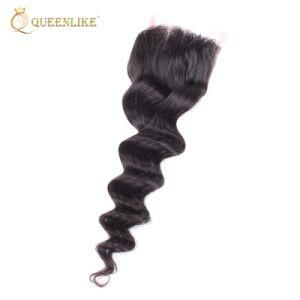Natural Raw Hair Vendor Peruvian Human Hair Closure