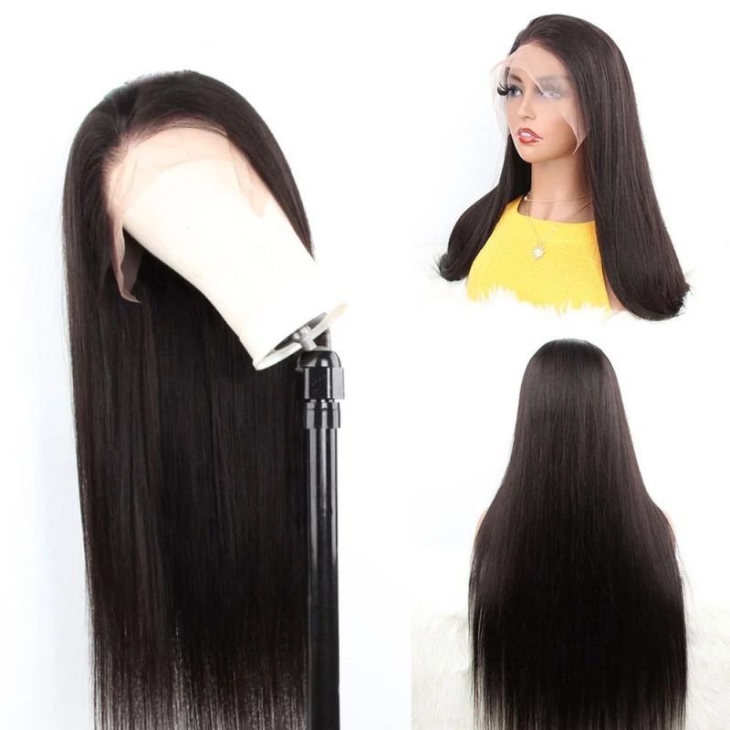 Wholesale Lace Front Wigs Straight Lace Frontal Hair Wigs 13X4 Lace Closure Hair Wigs 150% Density Brazilian Virgin Human Hair Wigs 26 Inch