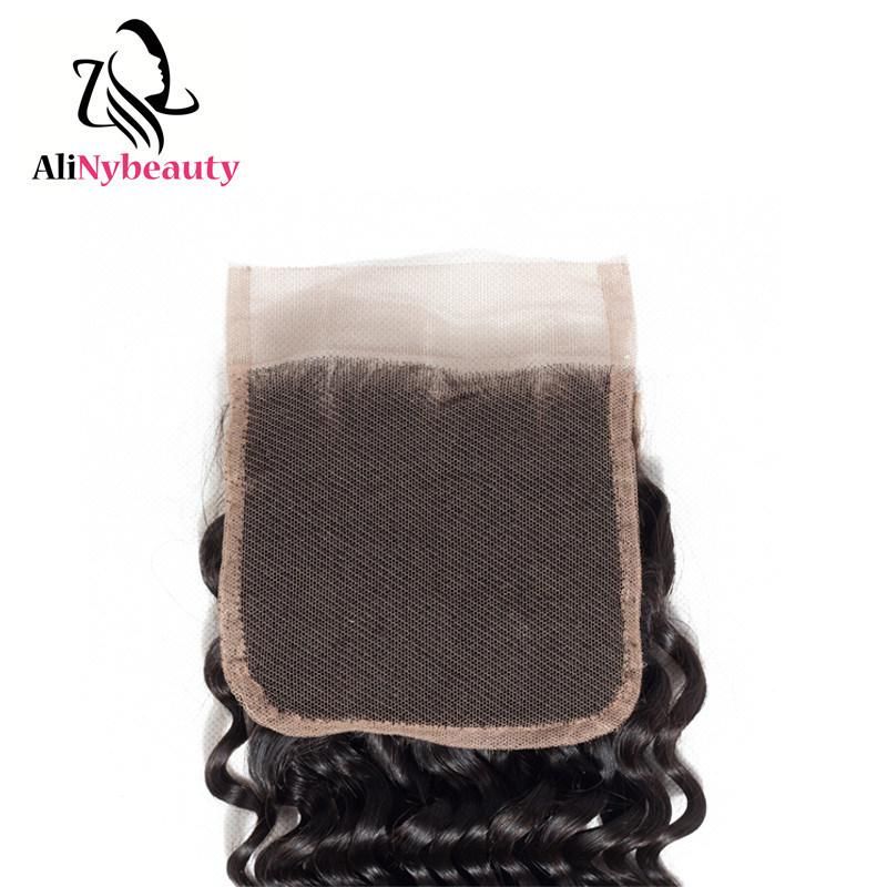 Indian Virgin Hair 3 Bundles with Lace Closure Hair Extension