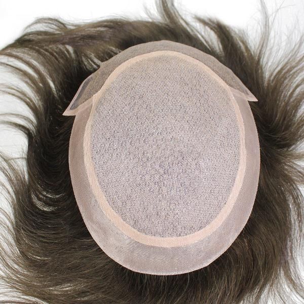Lw3035 Silk Top Base Lace Front Hair Piece for Men
