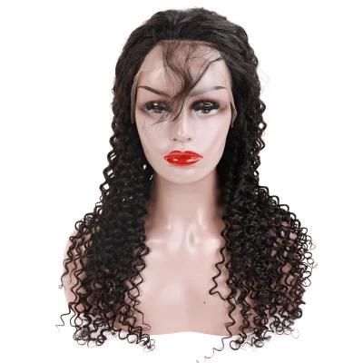 Deep Wave Virgin Brazilian Human Hair Lace Wig
