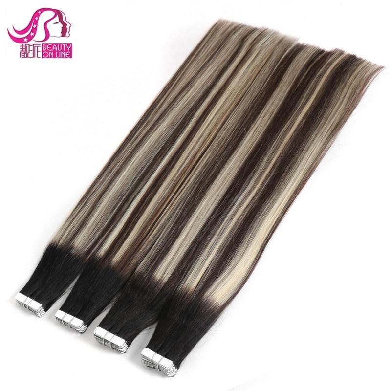 Brazilian Virgin Human Hair 20PCS/50g 40PCS/100g Tape in Human Hair Extensions Ombre Remy Tape Skin Weft