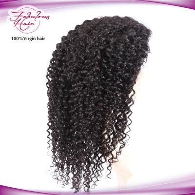 Deep Wavy Remy Brazilian Natural Human Hair Lace Front Wigs