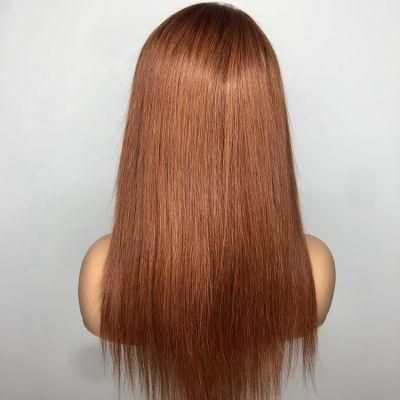 Blonde Colored Long Hairs Brazilian Human Hair Lace Frontal Wig