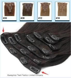 7PCS 100% Real Remy Human Hair Extensions Straight 70g