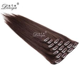 Fashion Body Wavy Natural Hair High Quality Remy Human Hair Clip in Hair Extension