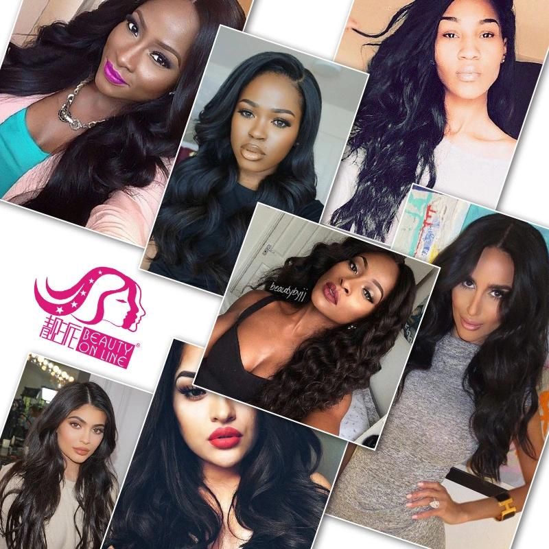 Peruvian Curly Bundles Jerry Curl Double Drawn Human Hair Remy Hair Natural Black Colored Hair Extension