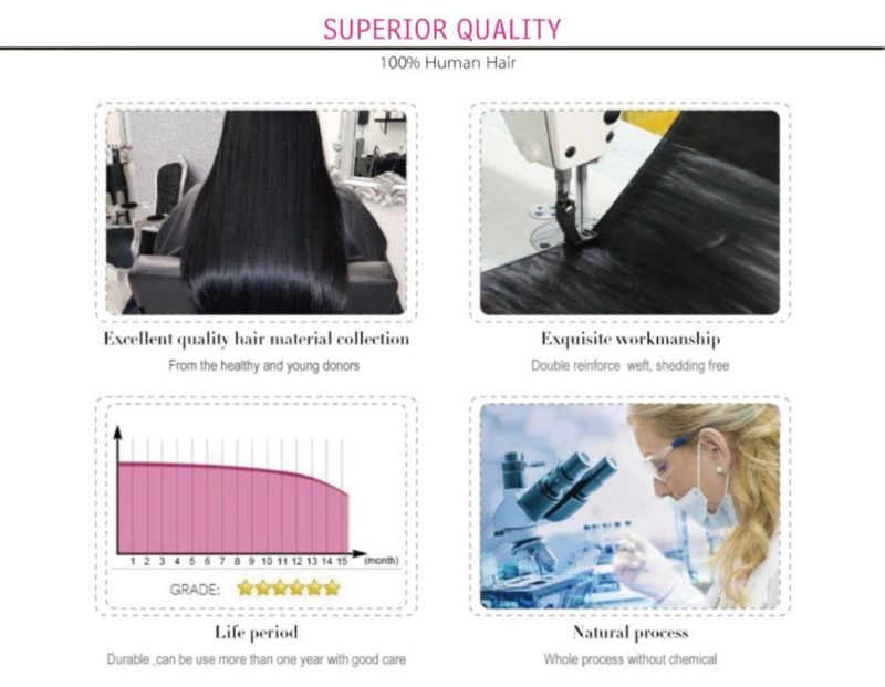 Wholesale Pre Colored Brown Straight Hair Weave Bundles Brazilian Human Hair Extension #4 Light Brown Color Remy Bundle