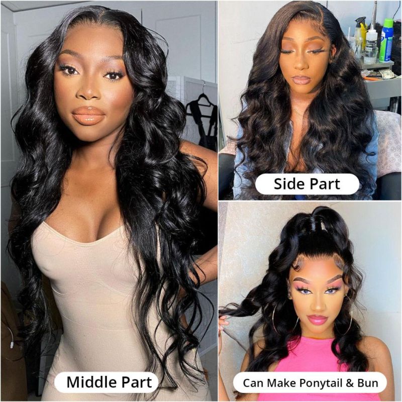 China Wholesale 13X4 Full Lace Wig Virgin Lace Front Human Hair Wigs Pre Plucked Cheap Brazilian Nautral Remy Human Hair Lace Wig