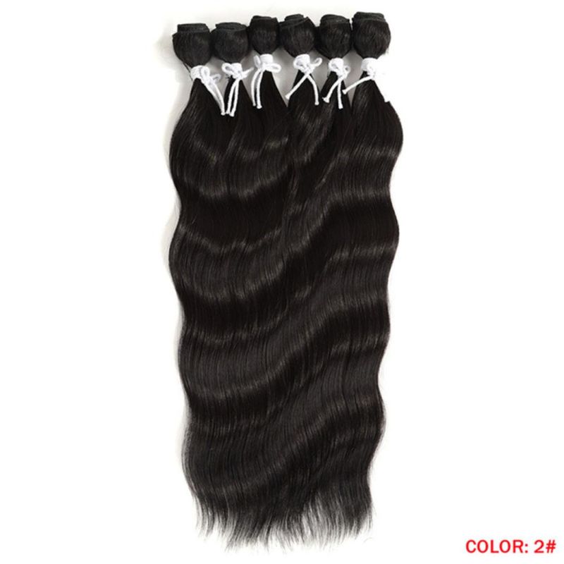 Water Wave Brazilian Human Hair Bundles Hair Extensions Black Hair Weave Bundles 20 Inches