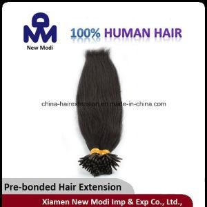 Black I Tip Hair Extension, Brazilian Virgin Human Hair Extension