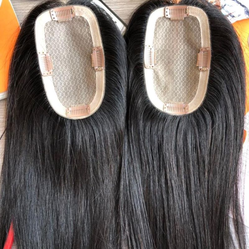 Mono Base Hair Topper Best Quality Virgin Remy Human Hair